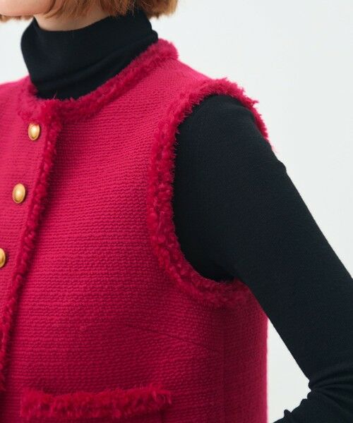 TOMORROWLAND / トゥモローランド ベスト | ブークレーファンシー クルーネックジレ | 詳細7