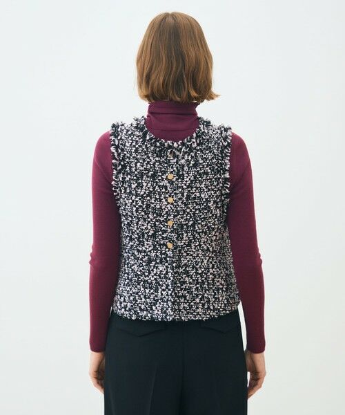 TOMORROWLAND / トゥモローランド ベスト | ローズラインファンシー フロンタブルジレ | 詳細4