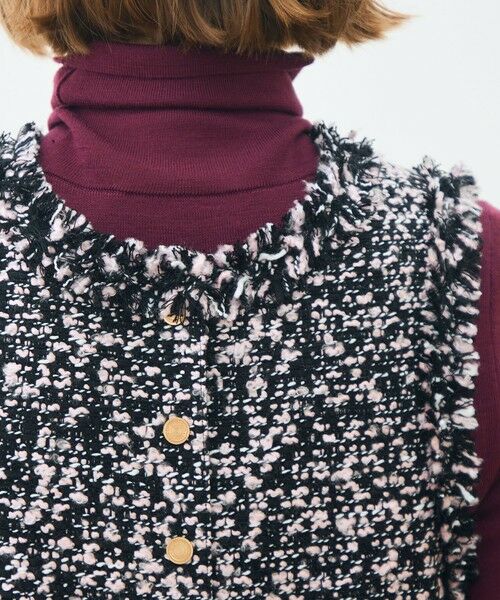 TOMORROWLAND / トゥモローランド ベスト | ローズラインファンシー フロンタブルジレ | 詳細6