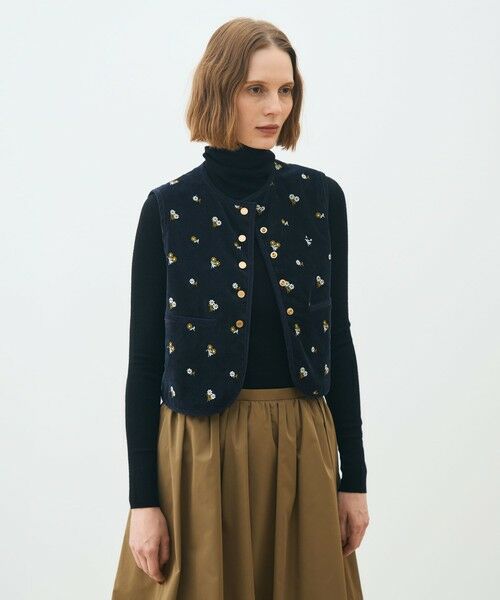 TOMORROWLAND / トゥモローランド ベスト | フルーロンベル リバーシブルジレ | 詳細2