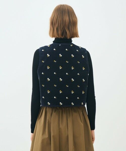 TOMORROWLAND / トゥモローランド ベスト | フルーロンベル リバーシブルジレ | 詳細4