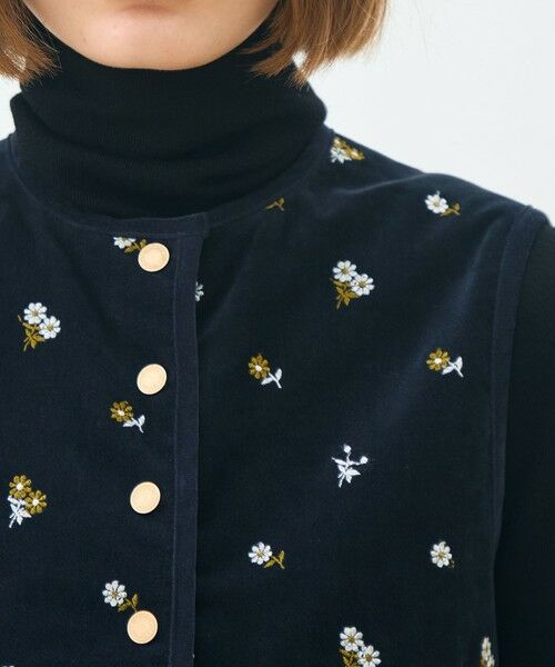 TOMORROWLAND / トゥモローランド ベスト | フルーロンベル リバーシブルジレ | 詳細6