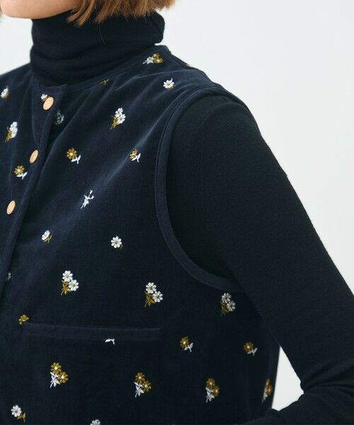 TOMORROWLAND / トゥモローランド ベスト | フルーロンベル リバーシブルジレ | 詳細7