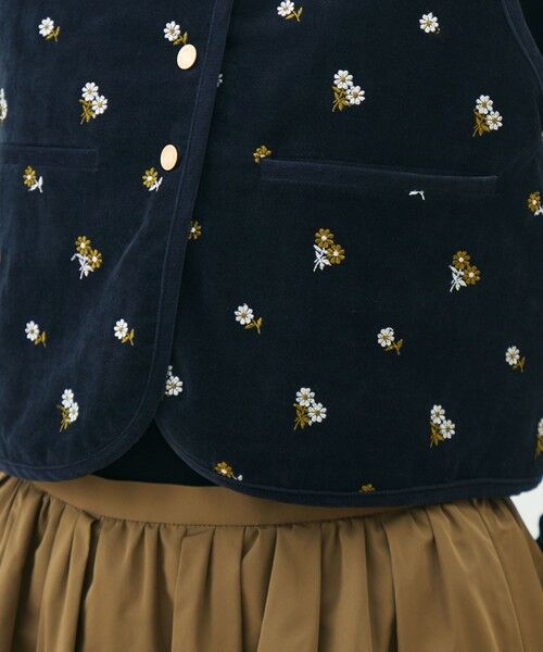 TOMORROWLAND / トゥモローランド ベスト | フルーロンベル リバーシブルジレ | 詳細9