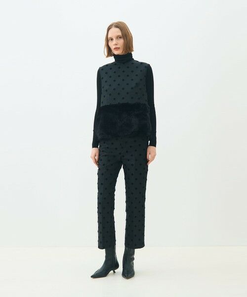 TOMORROWLAND / トゥモローランド ベスト | モールポルカドット チュチュファージレ | 詳細1