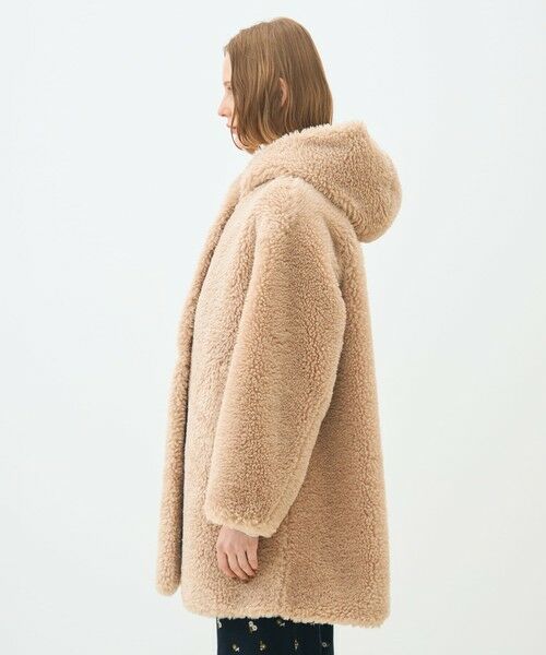 TOMORROWLAND / トゥモローランド その他アウター | テディファー フーデッドコート | 詳細3