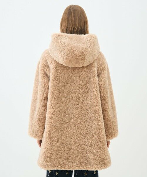 TOMORROWLAND / トゥモローランド その他アウター | テディファー フーデッドコート | 詳細4