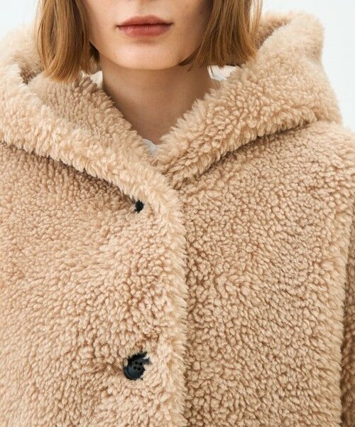 TOMORROWLAND / トゥモローランド その他アウター | テディファー フーデッドコート | 詳細6