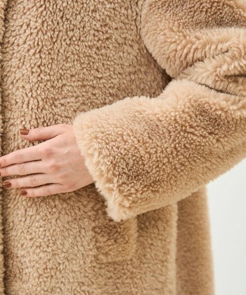 TOMORROWLAND / トゥモローランド その他アウター | テディファー フーデッドコート | 詳細7