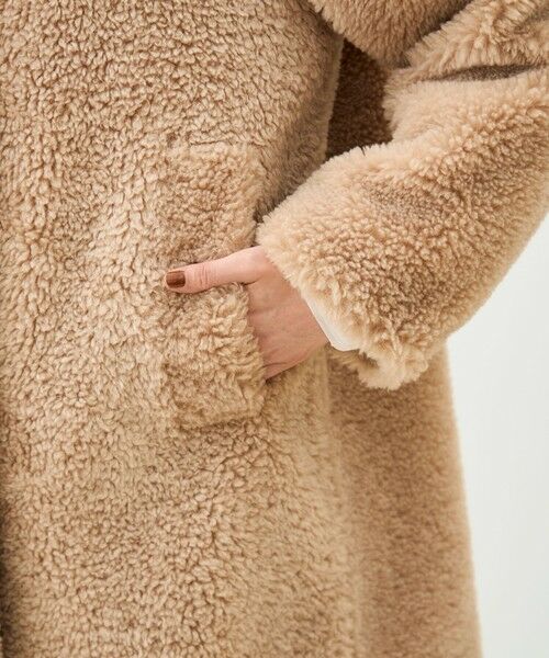 TOMORROWLAND / トゥモローランド その他アウター | テディファー フーデッドコート | 詳細8