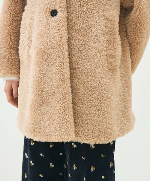 TOMORROWLAND / トゥモローランド その他アウター | テディファー フーデッドコート | 詳細9