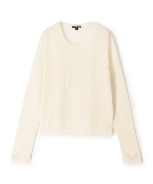 TOMORROWLAND / トゥモローランド ニット・セーター | ソフトフェザーウェイトカシミヤ クルーネックプルオーバー WOKC3076(41 ライトベージュ)