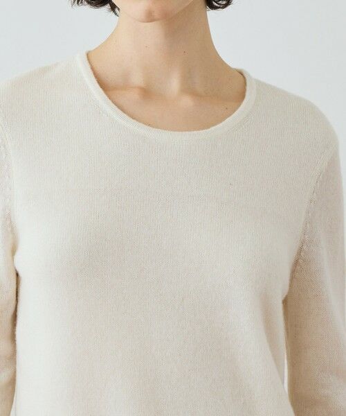 TOMORROWLAND / トゥモローランド ニット・セーター | ソフトフェザーウェイトカシミヤ クルーネックプルオーバー WOKC3076 | 詳細5