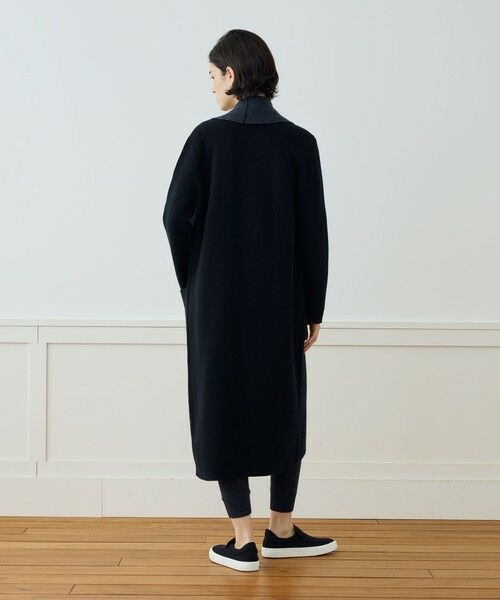 TOMORROWLAND / トゥモローランド ニット・セーター | リサイクルカシミヤ ショールカラーコート WRBC2619 | 詳細3