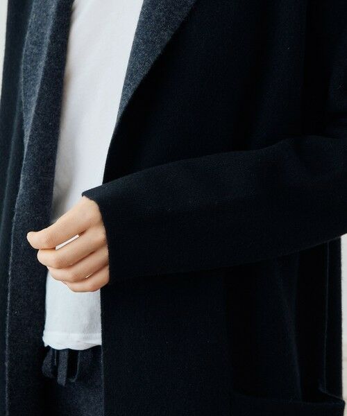 TOMORROWLAND / トゥモローランド ニット・セーター | リサイクルカシミヤ ショールカラーコート WRBC2619 | 詳細6