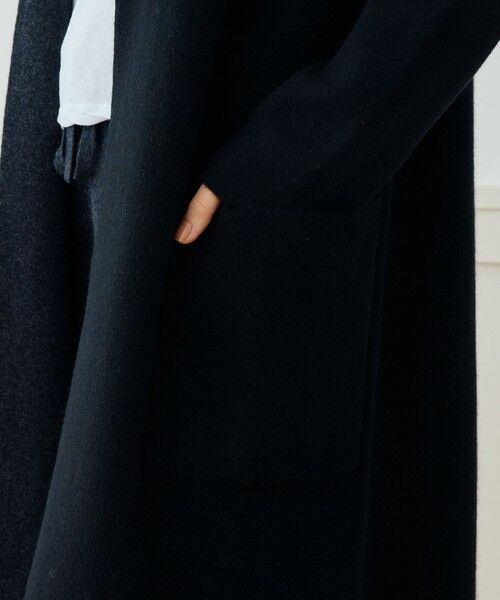 TOMORROWLAND / トゥモローランド ニット・セーター | リサイクルカシミヤ ショールカラーコート WRBC2619 | 詳細7
