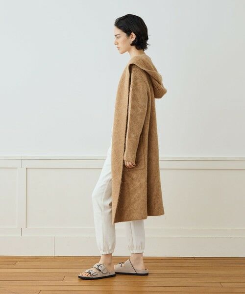 TOMORROWLAND / トゥモローランド その他アウター | チャンキーワッフルニット フードデッドコート WWAS2627 | 詳細2