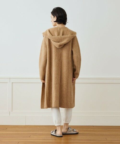 TOMORROWLAND / トゥモローランド その他アウター | チャンキーワッフルニット フードデッドコート WWAS2627 | 詳細3