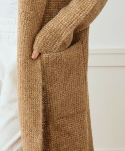 TOMORROWLAND / トゥモローランド その他アウター | チャンキーワッフルニット フードデッドコート WWAS2627 | 詳細6