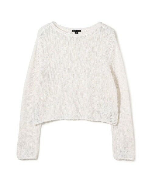 TOMORROWLAND / トゥモローランド ニット・セーター | コットンリネンオープンワーク クルーネックプルオーバー WVP3093(11 ホワイト)