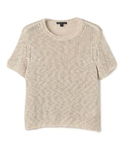 TOMORROWLAND / トゥモローランド ニット・セーター | コットンリネン ショートスリーブプルオーバー WVP3141(44 ベージュ系)