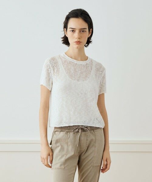 TOMORROWLAND / トゥモローランド ニット・セーター | コットンリネン ショートスリーブプルオーバー WVP3141 | 詳細2