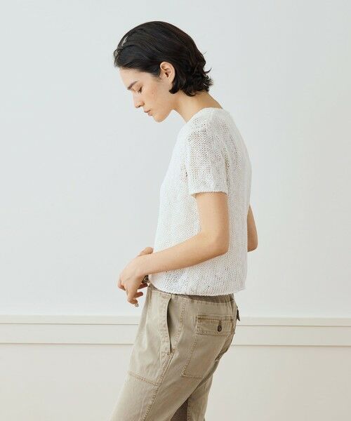 TOMORROWLAND / トゥモローランド ニット・セーター | コットンリネン ショートスリーブプルオーバー WVP3141 | 詳細3