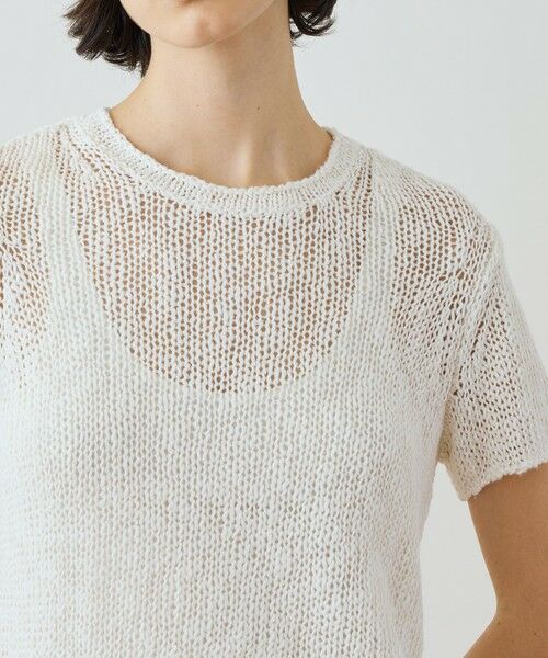 TOMORROWLAND / トゥモローランド ニット・セーター | コットンリネン ショートスリーブプルオーバー WVP3141 | 詳細5