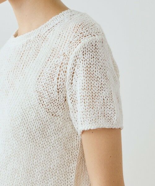 TOMORROWLAND / トゥモローランド ニット・セーター | コットンリネン ショートスリーブプルオーバー WVP3141 | 詳細6