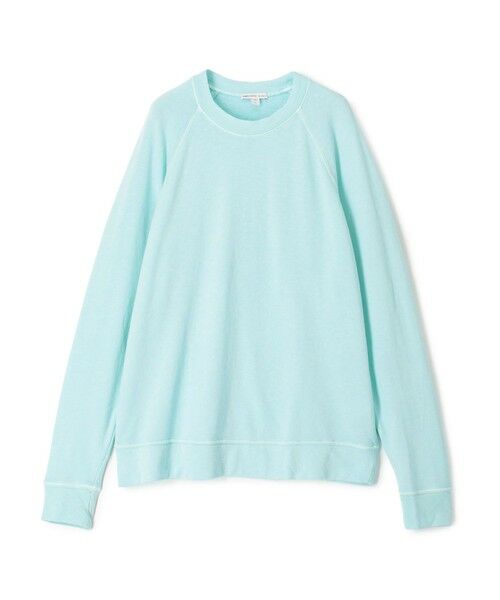 TOMORROWLAND / トゥモローランド スウェット | バックパイルスエット ラグランスリーブプルオーバー WXA3657(62 ライトブルー系)