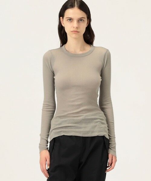 TOMORROWLAND / トゥモローランド Tシャツ | コットンカシミヤリブ ロングスリーブプルオーバー WVA3939 | 詳細2