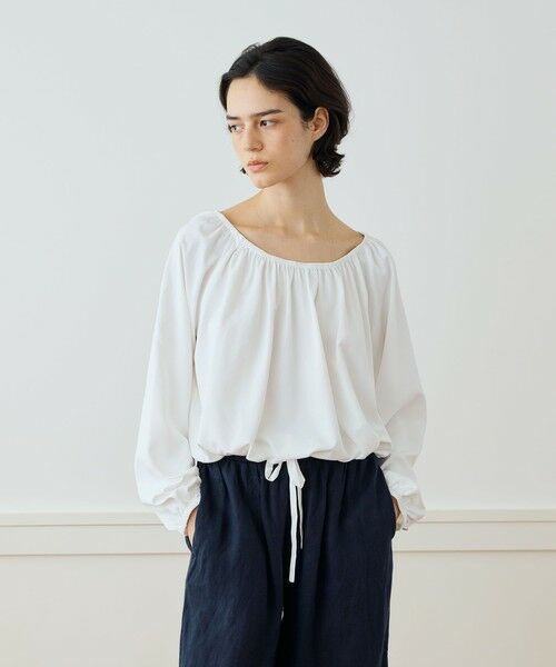 TOMORROWLAND / トゥモローランド シャツ・ブラウス（半袖以外） | マットサテン ギャザーブラウス WLMP3985 | 詳細2