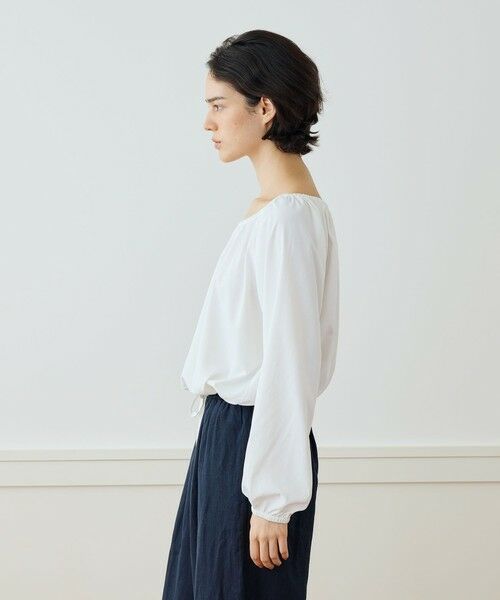 TOMORROWLAND / トゥモローランド シャツ・ブラウス（半袖以外） | マットサテン ギャザーブラウス WLMP3985 | 詳細3