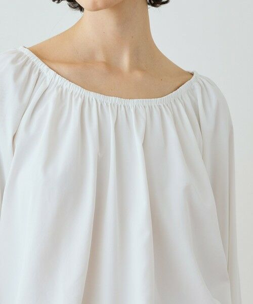 TOMORROWLAND / トゥモローランド シャツ・ブラウス（半袖以外） | マットサテン ギャザーブラウス WLMP3985 | 詳細5