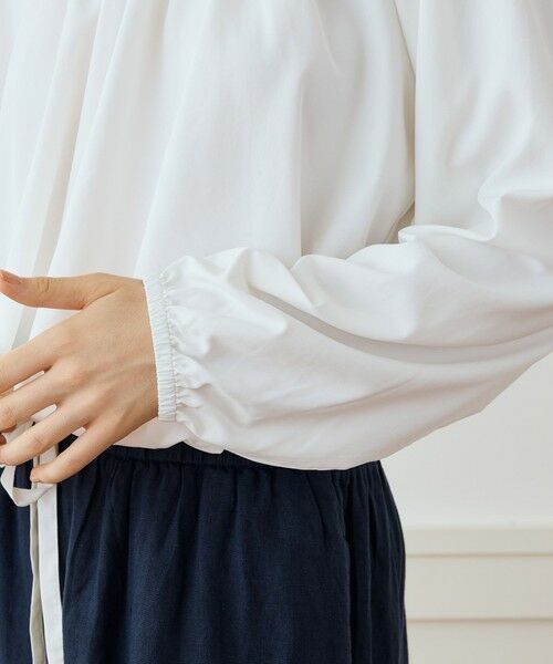 TOMORROWLAND / トゥモローランド シャツ・ブラウス（半袖以外） | マットサテン ギャザーブラウス WLMP3985 | 詳細6