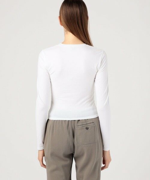 TOMORROWLAND / トゥモローランド Tシャツ | コットンポリエステルジャージー サイドシャーリングTシャツ WMTP3232 | 詳細4