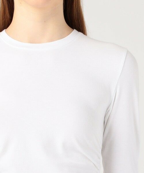 TOMORROWLAND / トゥモローランド Tシャツ | コットンポリエステルジャージー サイドシャーリングTシャツ WMTP3232 | 詳細5