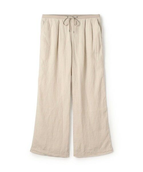 TOMORROWLAND / トゥモローランド その他パンツ | リネン リラックスパンツ WKO1443(15 ライトベージュ)