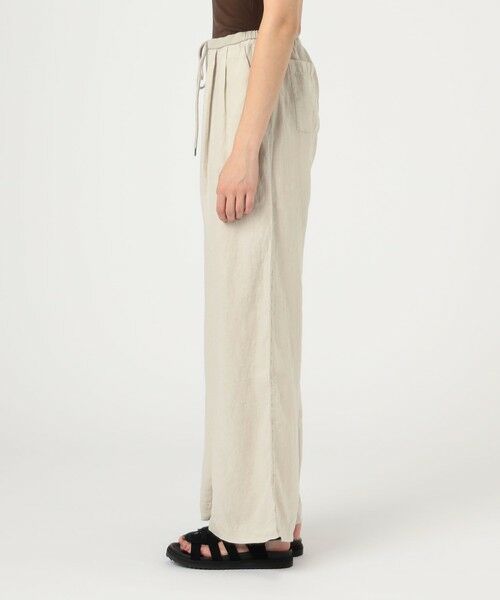 TOMORROWLAND / トゥモローランド その他パンツ | リネン リラックスパンツ WKO1443 | 詳細3