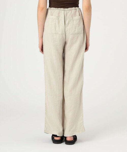 TOMORROWLAND / トゥモローランド その他パンツ | リネン リラックスパンツ WKO1443 | 詳細4