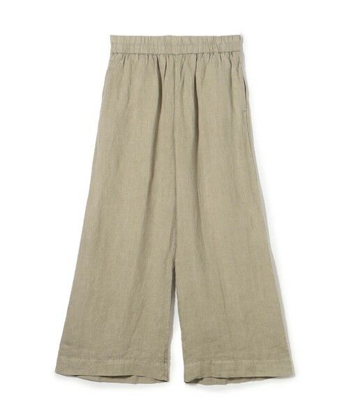 TOMORROWLAND / トゥモローランド その他パンツ | ライトウェイトリネン イージーワイドパンツ WKO1086(43 ベージュ)