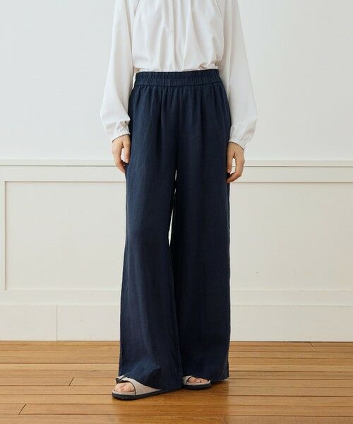 TOMORROWLAND / トゥモローランド その他パンツ | ライトウェイトリネン イージーワイドパンツ WKO1086 | 詳細2