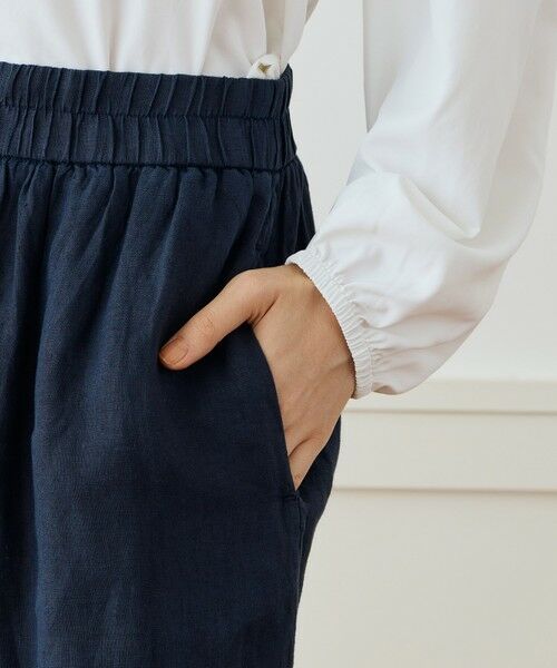 TOMORROWLAND / トゥモローランド その他パンツ | ライトウェイトリネン イージーワイドパンツ WKO1086 | 詳細7