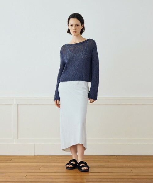 TOMORROWLAND / トゥモローランド ロング・マキシ丈スカート | ライトウェイトマットサテン バイアスカットスカート WLMP5987 | 詳細1