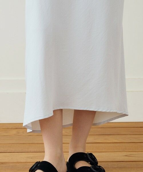 TOMORROWLAND / トゥモローランド ロング・マキシ丈スカート | ライトウェイトマットサテン バイアスカットスカート WLMP5987 | 詳細7