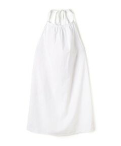 TOMORROWLAND / トゥモローランド ミニ丈・ひざ丈ワンピース | コットンリネンポプリン ホルターネックワンピース WPLC6956