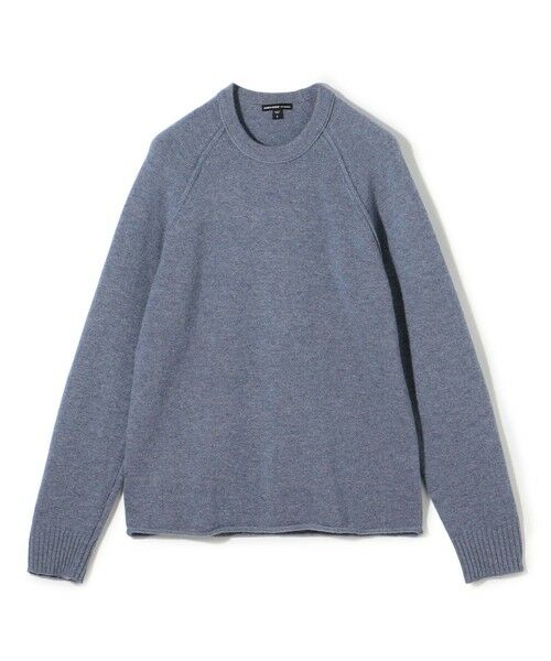 TOMORROWLAND/トゥモローランド リサイクルカシミヤ ラグランスリーブプルオーバー MRBC3718 67 ブルー 2(L)