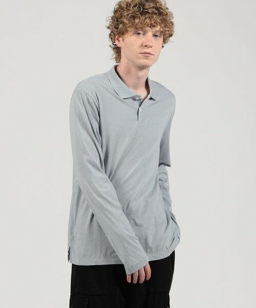 TOMORROWLAND / トゥモローランド ポロシャツ | ラックスロータス ロングスリーブポロシャツ MELJ3347 | 詳細1