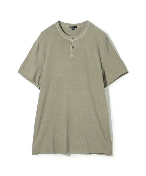 TOMORROWLAND/トゥモローランド スラブジャージー ヘンリネックTシャツ MJD3784 43 ベージュ 2(L) TOMORROWLAND/トゥモローランド スラブジャージー ヘンリネックTシャツ MJD3784 43 ベージュ 2(L)