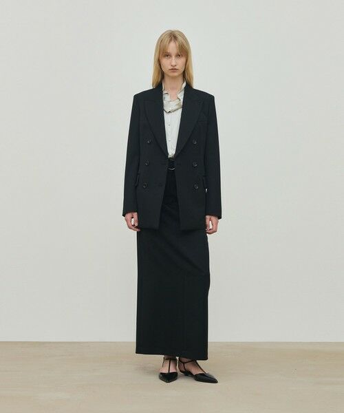 TOMORROWLAND / トゥモローランド シャツ・ブラウス | シルクストレッチサテン スカーフネックブラウス | 詳細1